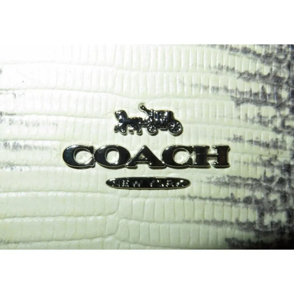 Coach 2019 Lizard Embossed Leather Mini Sierra Crossbody Dome Satchel